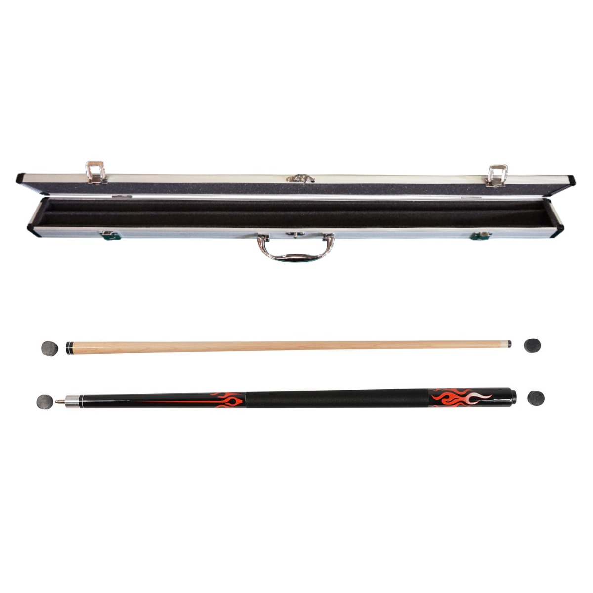 Rockible Sac De Rangement Queue De Billard En Cuir PU - Housse Professionnelle Avec Sangle Réglable, Protection Robuste