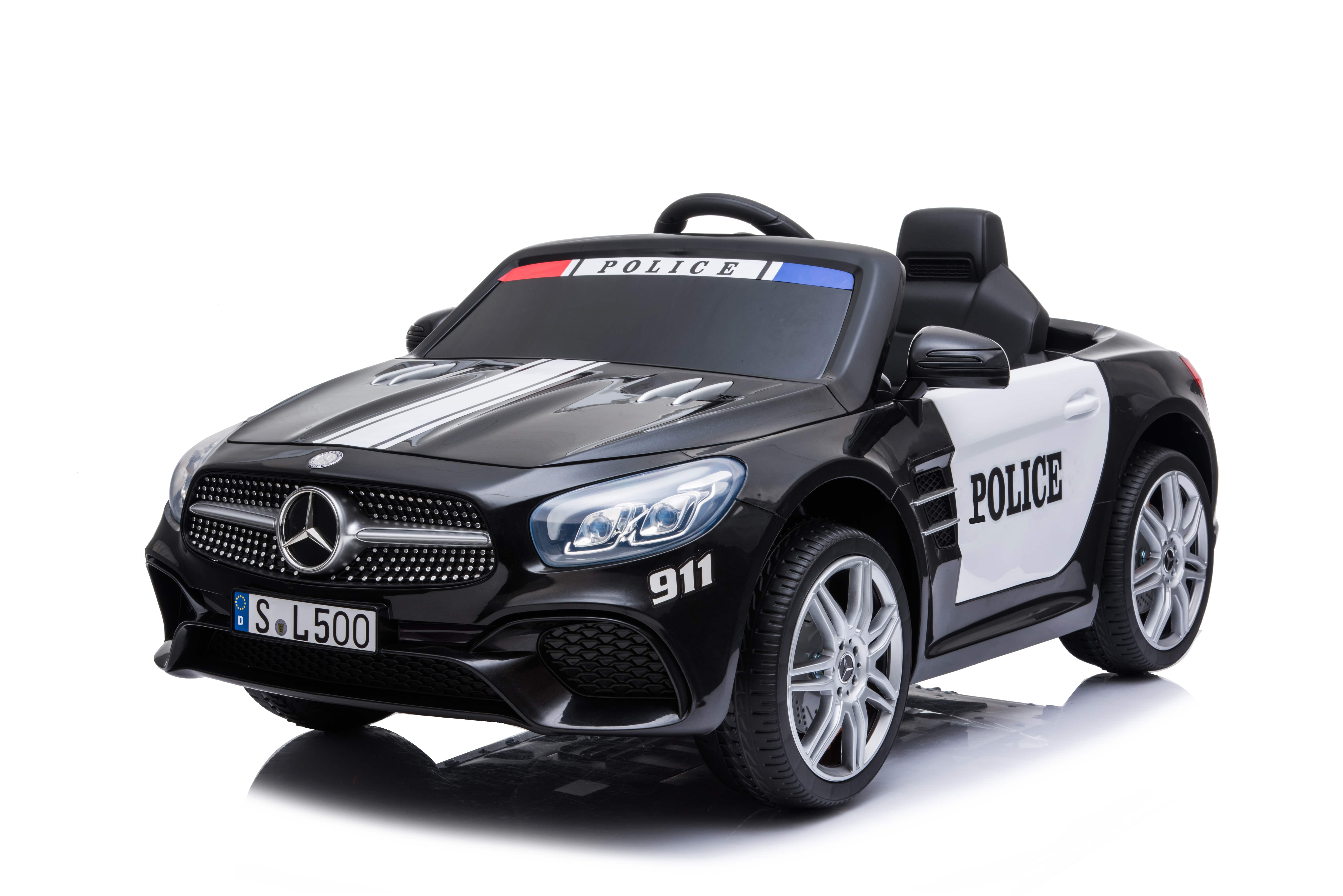 Mercedes Benz Sl500 Voiture De Police Electrique Pour Enfant 2 X 40w Avec Telecommande Cdiscount Jeux Jouets